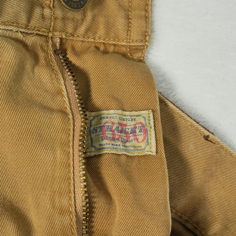 Polo Ralph‎ Lauren 650 Straight Leg Pants Mens 32x32 (Fits 32x30) Khaki Twill RL - Picture 5 of 9